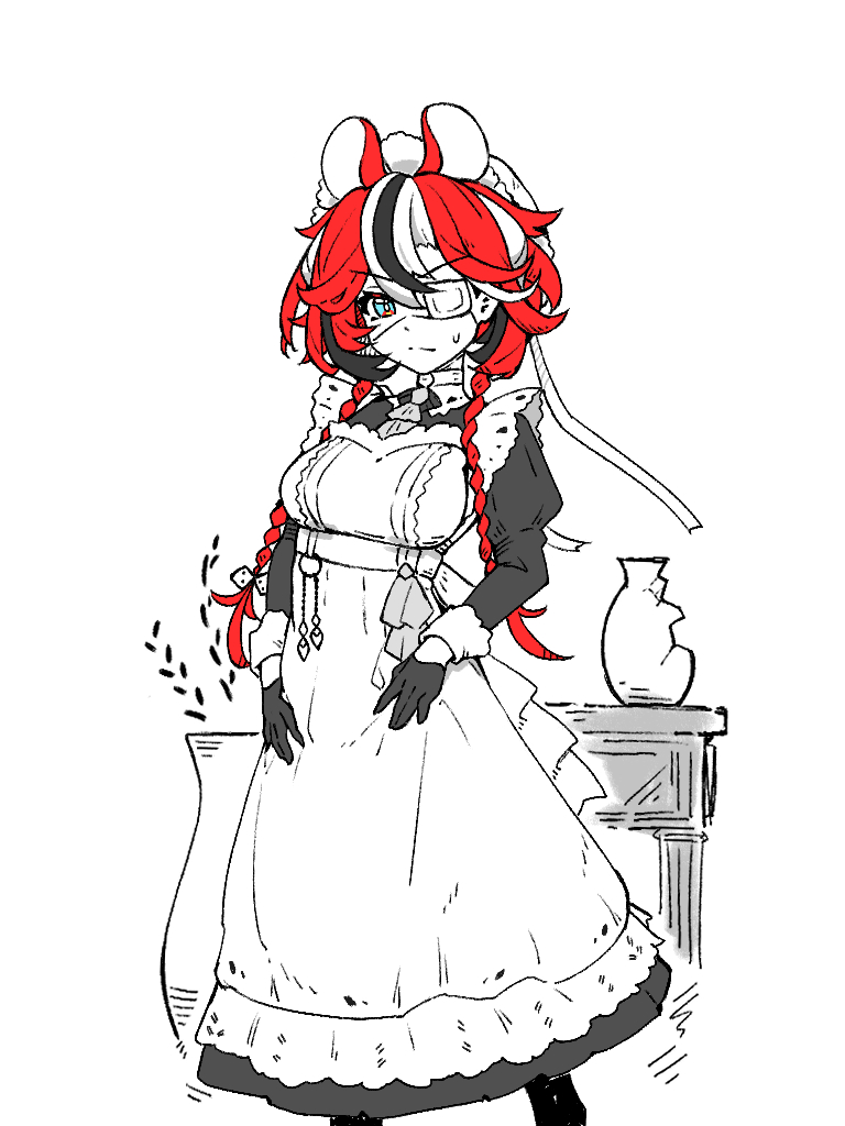 inktober day 23: maid baelz
#BaelzBrush