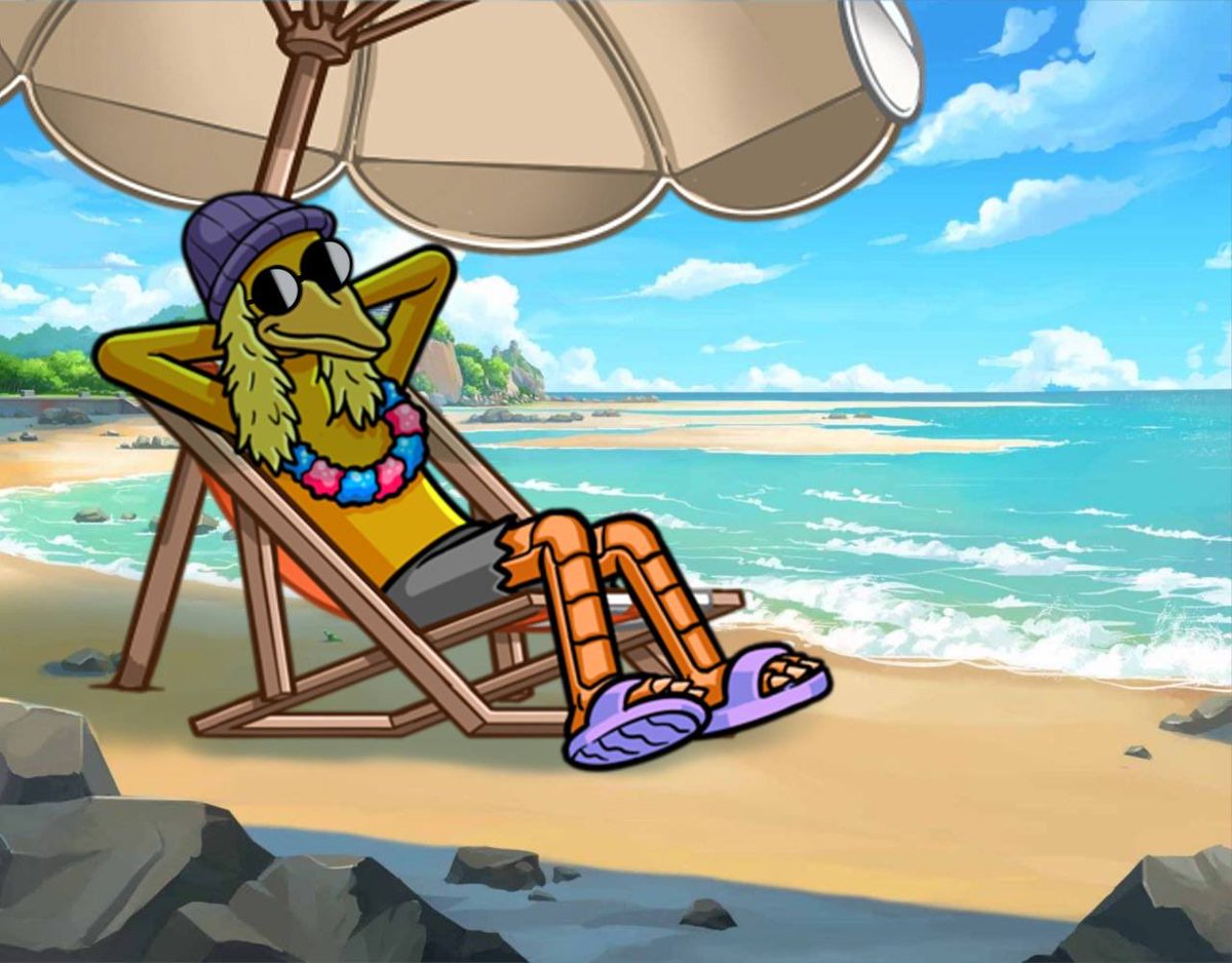 AssamVict0r's tweet image. @SOLbirddog  @solana 

Everyone’s stressing over charts and candles… meanwhile Birddog’s out here soaking up vitamin $SOL.
If the market dips, I’ll just dip my feet in the ocean 🌊🐥 #Birddog #CryptoVacation