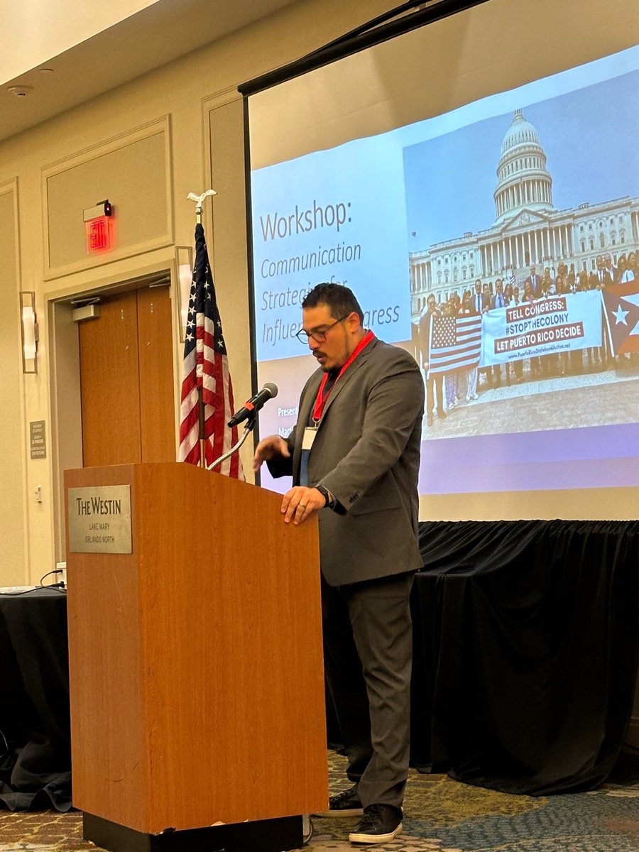 XDelegates_Fl's tweet image. We would like to thanks the former @PRFAA director, and executive director of @PuertoRico51st  Mr. George Laws and the team of @prostatehoodorg, lead by Ms. Irma Rogriguez for participating as our keynote speakers in our 1st Equality Summit held in Orlando Florida.
@PRECoalition