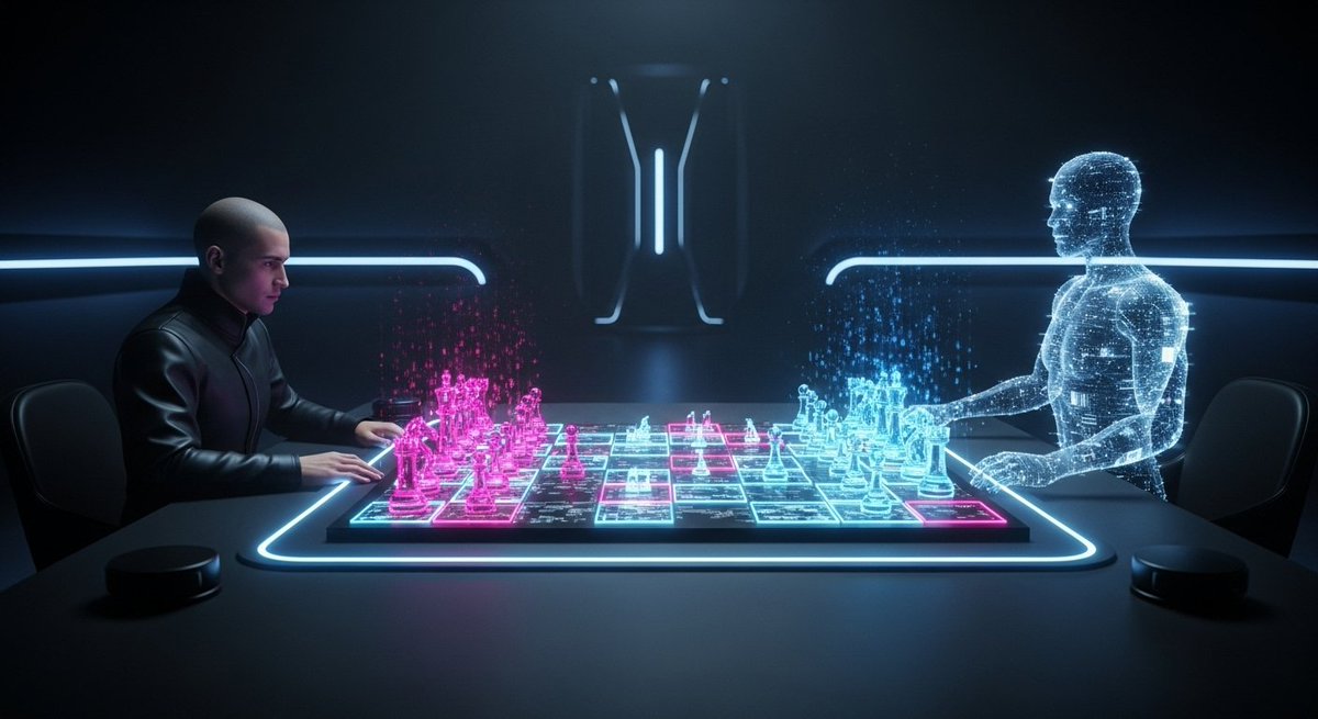 Ahmedshah7506's tweet photo. Think you can outsmart the AI? 🧠
Drop your best opening move below 👇
#Anichess #ChessReimagined #AIvsHuman #StrategyUnleashed #cookiedotfun https://t.co/gWy2bbKQ0v