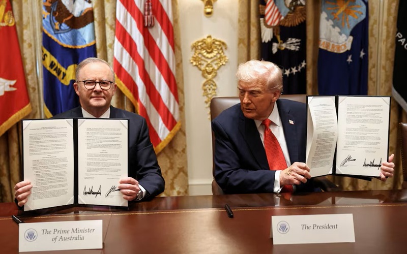 US, Australia sign $8.5 billion critical minerals deal to counter China’s dominance 

tvitoday.com/us-australia-s…