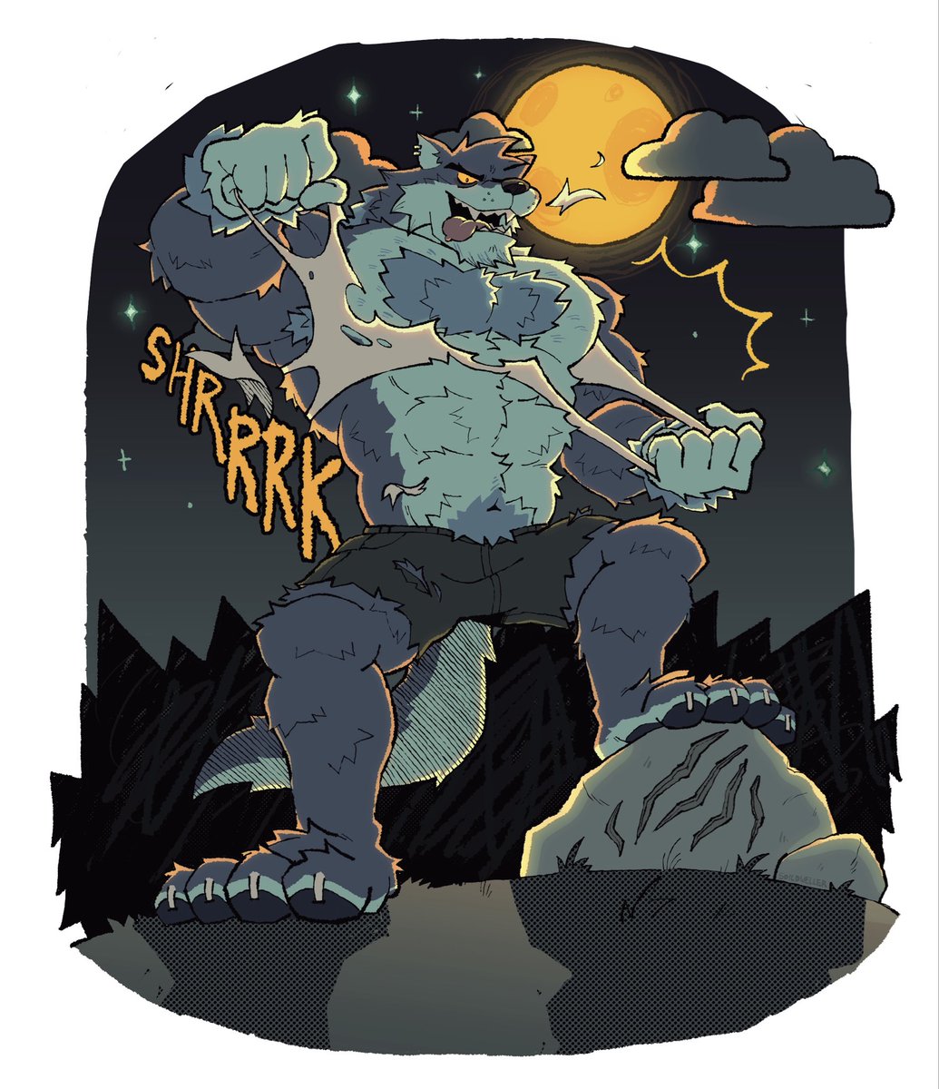 Lucky_Coy0te's tweet image. NIGHT OF THE WEREW🌕LF