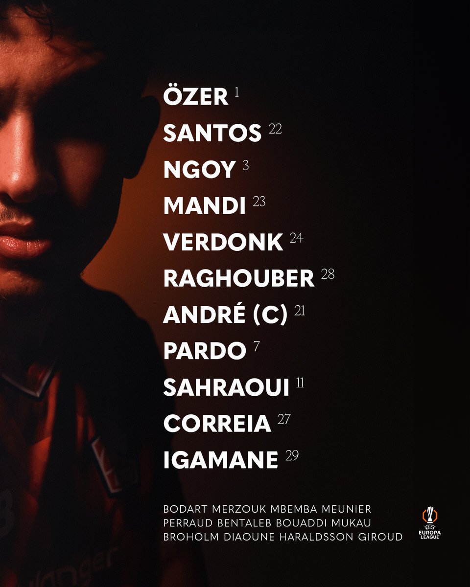 𝑳𝒆 𝑿𝑰 𝒅𝒆𝒔 𝑫𝒐𝒈𝒖𝒆𝒔 ⚔️

Ugo Raghouber est titulaire aux côtés de Benjamin André au milieu 💪

#LOSCPAOK