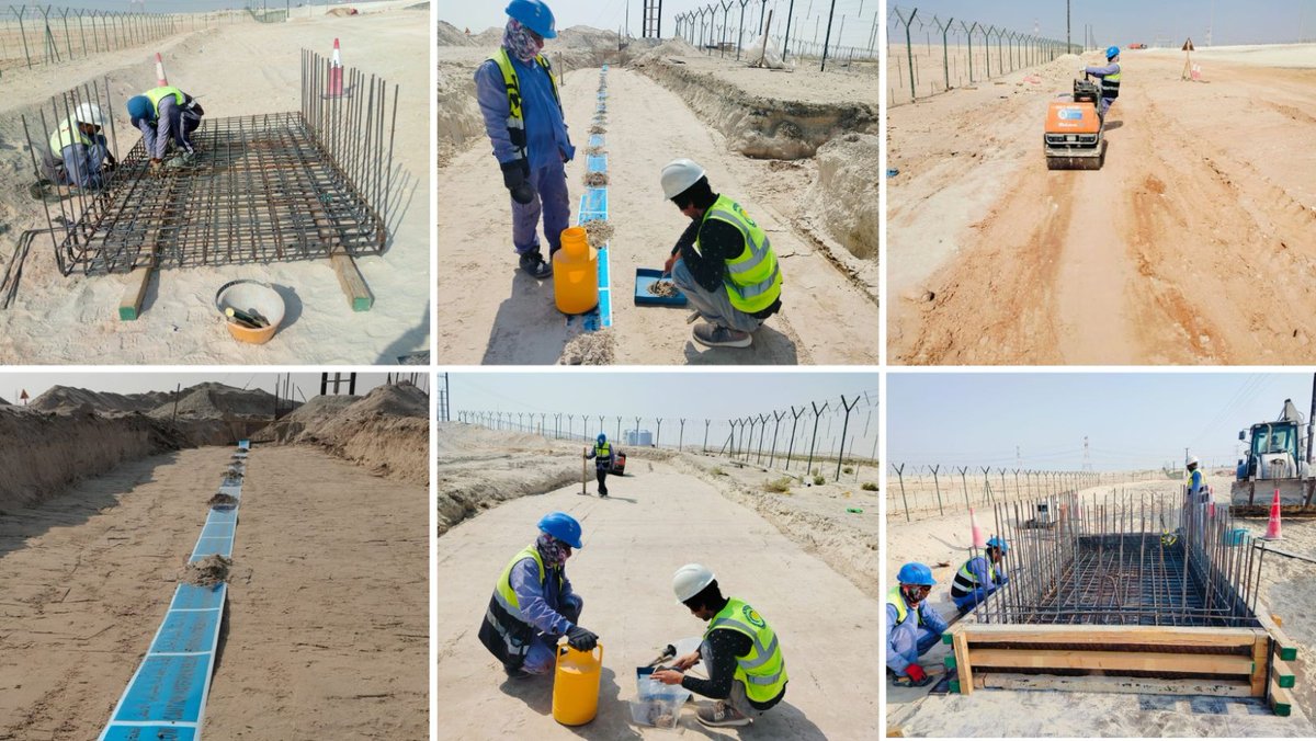 CougarGCuae's tweet image. MIRFA PROJECT UPDATE! 💧🚧
Work is progressing efficiently on-site as part of the Potable Water Works project.
✅ DI Pipeline Compaction Work is actively in progress, ensuring proper stability and density for long-term durability.
#MirfaProject #InfrastructureDevelopment