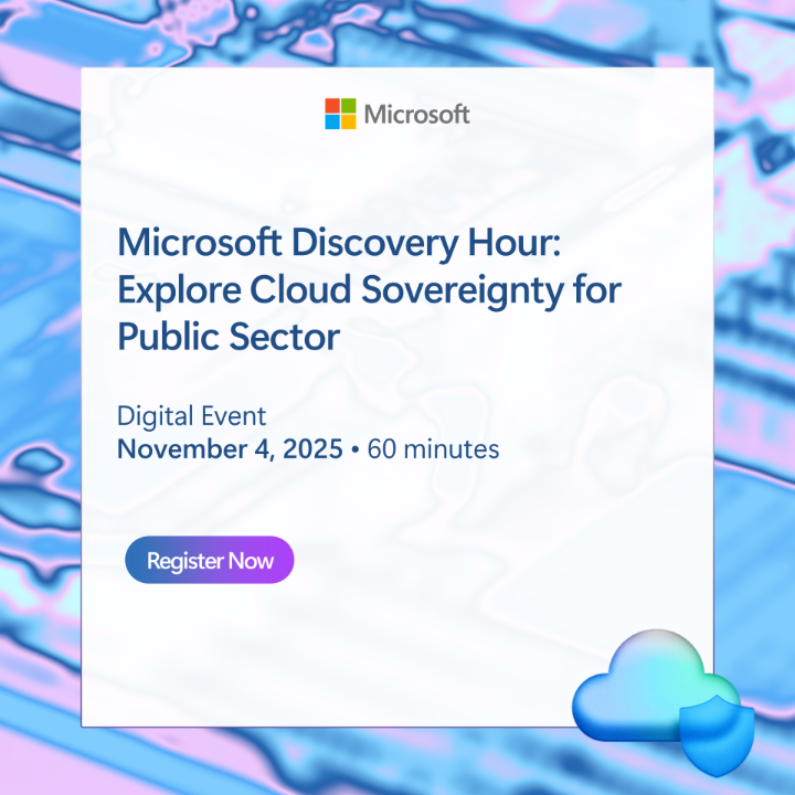 Microsoft Österreich (@microsoftat) on Twitter photo Bei unserer Microsoft Discovery Hour am 04.11. lernen Führungskräfte im öffentlichen Sektor, wie sie vertrauenswürdige digitale Infrastrukturen aufbauen: mit der Sovereign Cloud, der EU Data Boundary und unseren European Digital Commitments. msft.it/61105sSQIP Bei unserer Microsoft Discovery Hour am 04.11. lernen Führungskräfte im öffentlichen Sektor, wie sie vertrauenswürdige digitale Infrastrukturen aufbauen: mit der Sovereign Cloud, der EU Data Boundary und unseren European Digital Commitments. msft.it/61105sSQIP