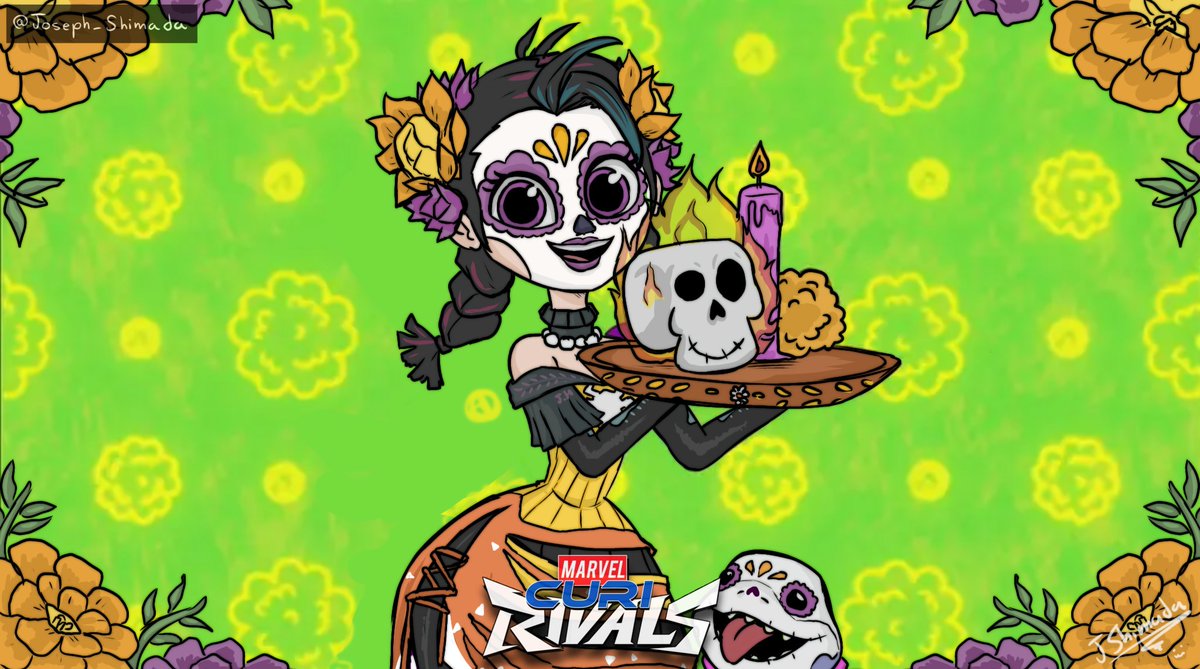 Joseph_Shimada's tweet image. Penny Parker la catrina 

#MarvelRivals #pennyparker #Catrina #CatalinaLaCatrina #fanart #MarvelRivalsfanart