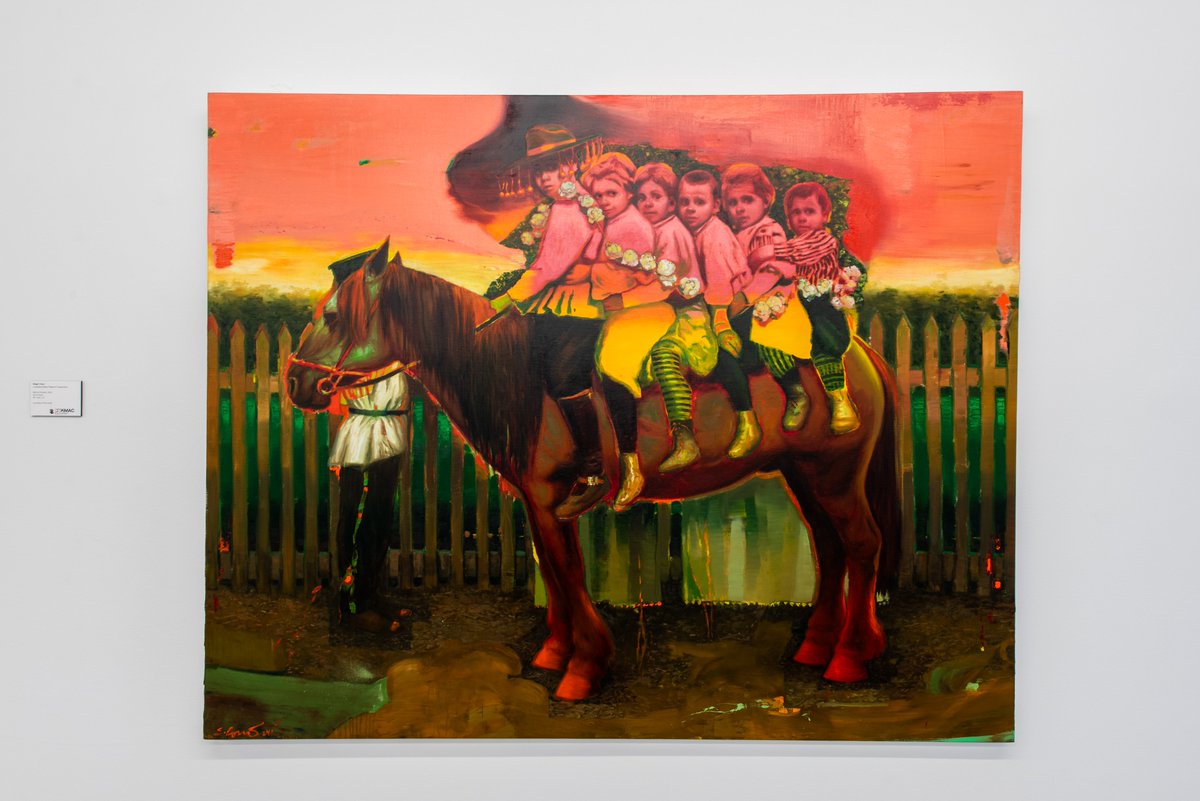 edgarcanostudio's tweet photo. Art by Edgar Cano. Photo Credit: Diane Deaton Street at the South Arts State Fellows in Visual Arts, 2025, at KMAC Contemporary Art Museum Louisville KY. (*Sculpture: Travis Townsend) https://t.co/5Rm7cBqdWB