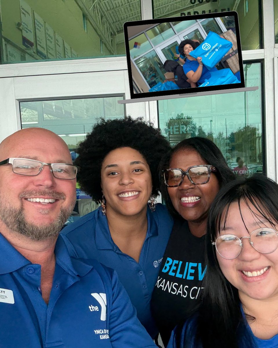 KansasCityYMCA's tweet image. 💻Opening Doors Through Digital Access.

During a special Fall Festival at the Providence Family YMCA, @ATT and @compudopt teamed up to provide 175 refurbished laptops to local families, helping connect our community to endless opportunities.

#YMCAofKC #CommunityImpact #KCK