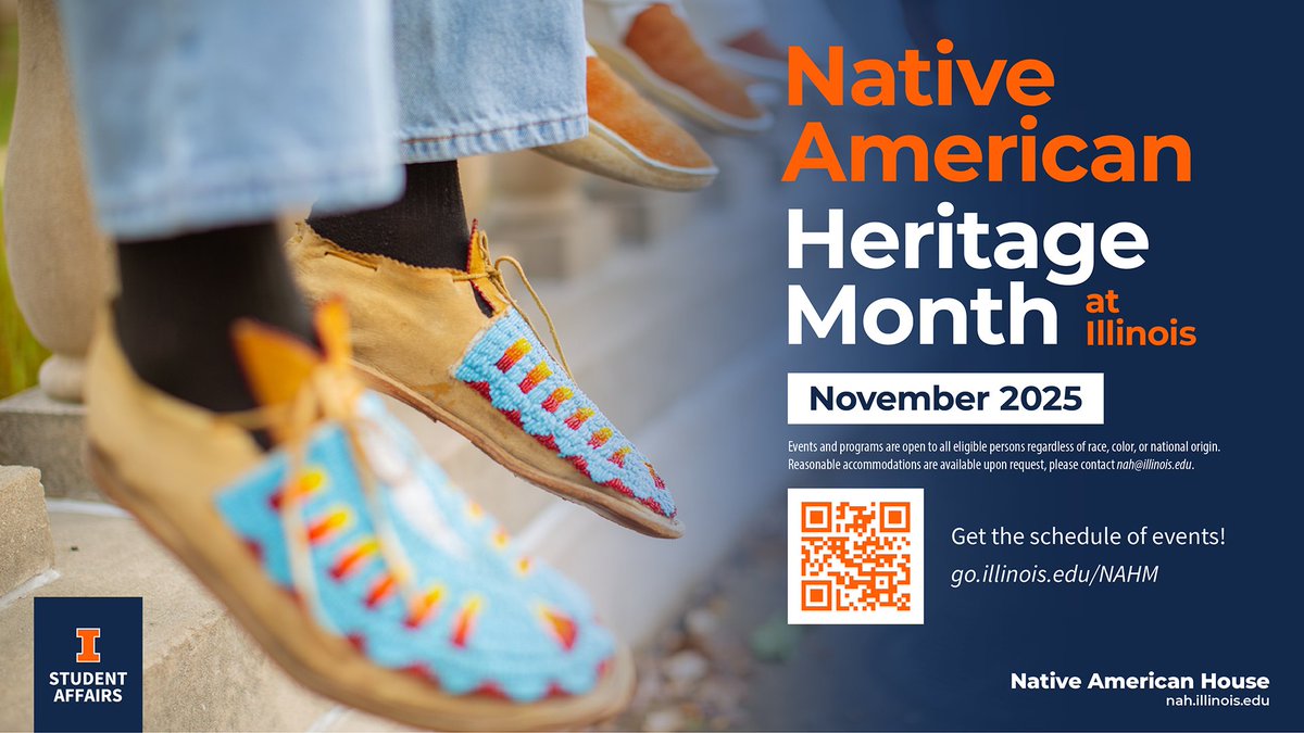 AISillinois's tweet photo. Native American Heritage Month at Illinois!

For more information about Native American Heritage Month programs, events, and activities, click on the following link: https://t.co/LjbiAE41bf https://t.co/jkt64Z4CEG