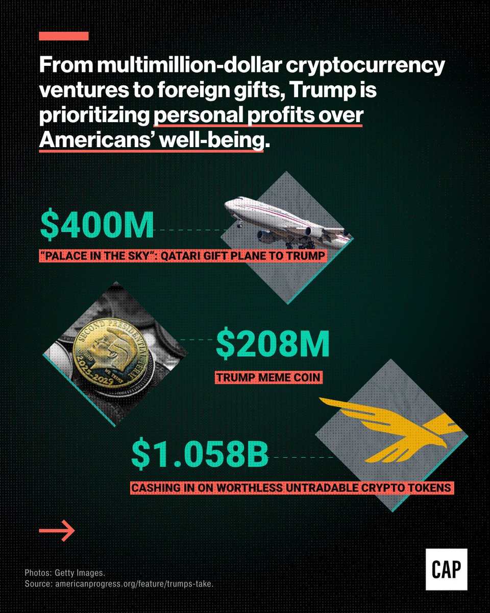 As American families struggle with rising costs, President Trump and  members of his family are raking in millions of dollars—and the number is  only growing. Check out our new tracker to see