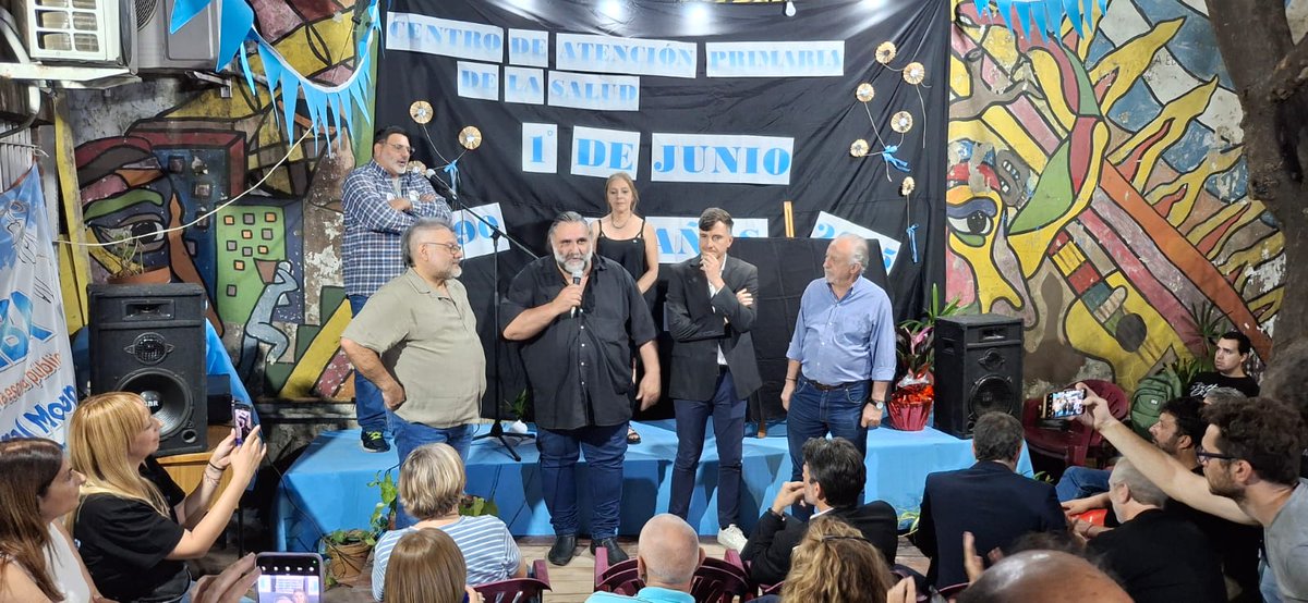 HISTÓRICO FESTEJO POR LOS 35 AÑOS DEL CENTRO DE ATENCIÓN PRIMARIA DE LA SALUD "1º DE JUNIO" DEL SUTEBA MORÓN 🎉

Celebramos un nuevo aniversario de nuestro primer Centro de Atención Primaria de la Salud, inaugurado en 1990 y símbolo del compromiso del SUTEBA con la prevención, la