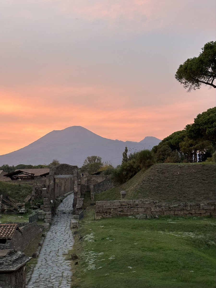 antigua_roma's tweet photo. Anochece en Pompeya. Nadie lo sabe todavía pero esta es la última puesta de sol que verá la ciudad del Vesubio

Mañana empieza la retransmisión anual de la destrucción de Pompeya en el año 79. Nos esperan días de tragedia, emoción e historias perdidas en el tiempo. ¿Me acompañas? https://t.co/fcIEXfuBeR