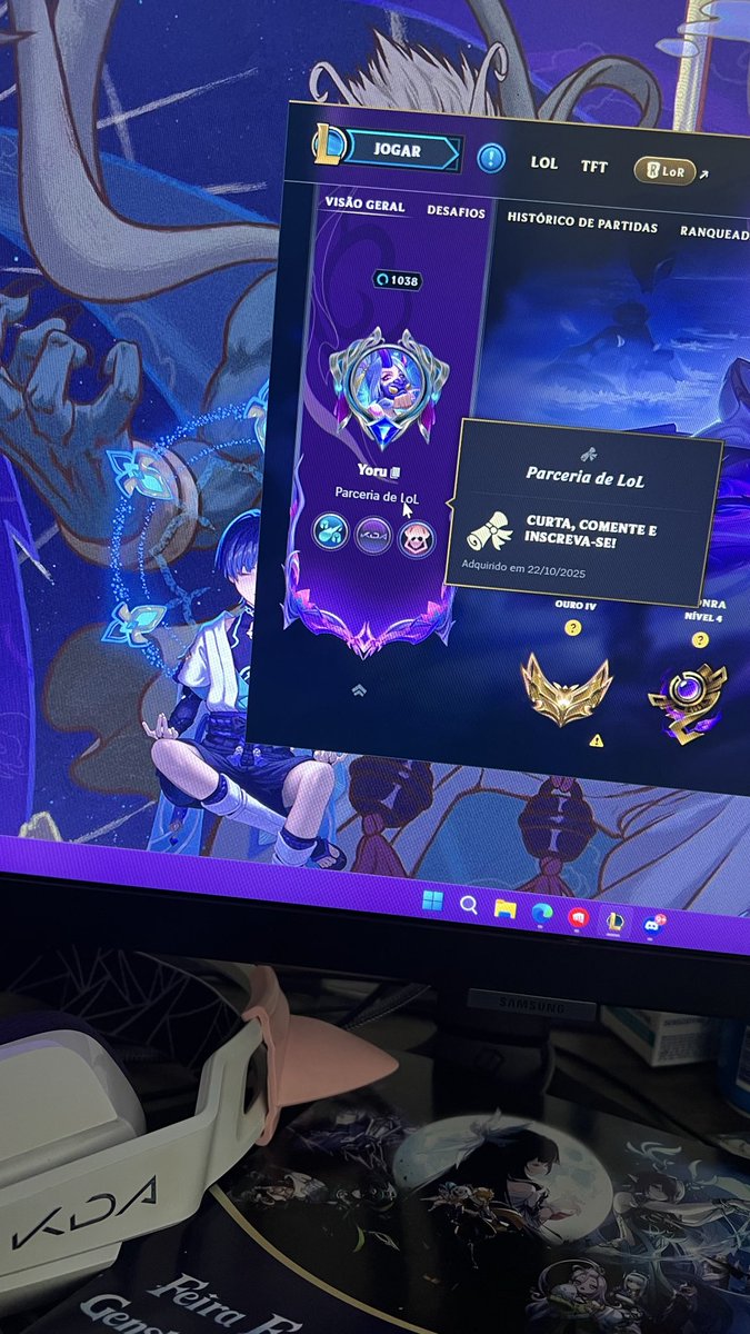 yoruzinhosz's tweet image. o coração chega fica quentinho, sabe? eu tô muito RIOT PARTNER hahaha aaa 💜✨

obrigado pelo reconhecimento, @LoLegendsBR @RiotGamesBrasil. TAMO JUNTO! 👊

#LPP #PPR #RPP #AcademiaDePiltover