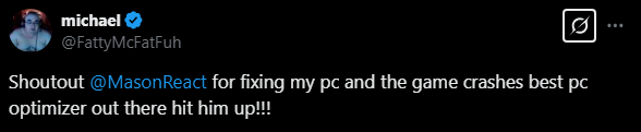 MasonReact's tweet image. Your PC deserves better performance...

Don’t just take our word for it — 
✅ Fixed game crashes
✅ Boosted FPS
✅ Smoother gameplay across all games

📩 DM @MasonReact, @ReactPCs to get your PC professionally optimized today