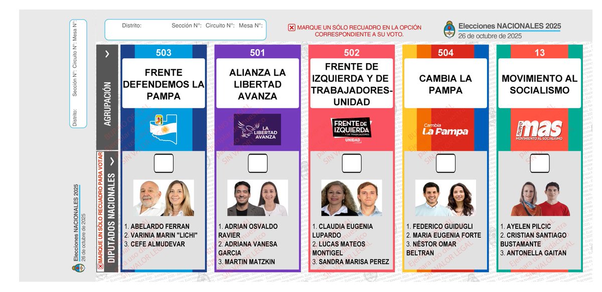 🇵🇱 I CAMBIA LA PAMPA

El presidente de la Unión Cívica Radical de La Pampa <a href="/Fedeguidugli/">Federico Guidugli</a> será la única alternativa al PJ y al PJ blue (LLA) en dicha provincia.