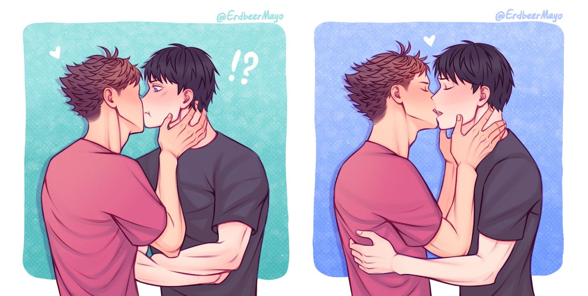 Just some #oikage kisses 💖