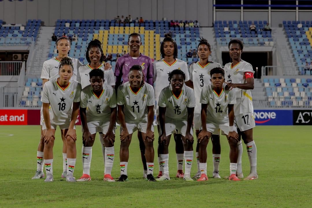 GhanaWNT's tweet image. 90’ - ⏰ - Full Time! 
🇪🇬 0:3 🇬🇭 
We head back to Accra with a crucial away win..!!!🤩
Well done Ladies 🥰🤝🏾
#ShineBlackQueens✨ 
#WAFCONQualifiers