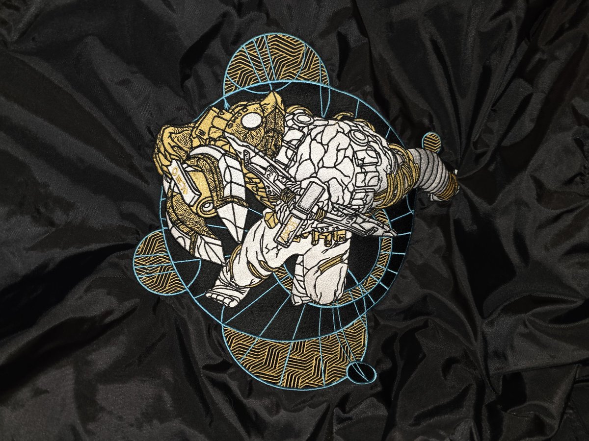 GamesWithTea's tweet image. As far as promo packages go this is one that&apos;s taken me by surprise! Big thank you to @nDreams for this stunning Reach jacket!

I actually needed to replace my jacket as it got ruined in the house fire so this is a welcomed gift!

What a great day!