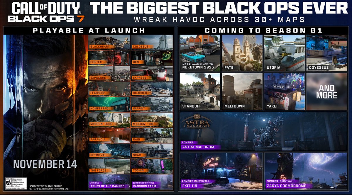 BREAKING: Here’s the Black Ops 7 Launch &amp; Season 1 roadmap!

WHO NEEDS A COPY? 🔥