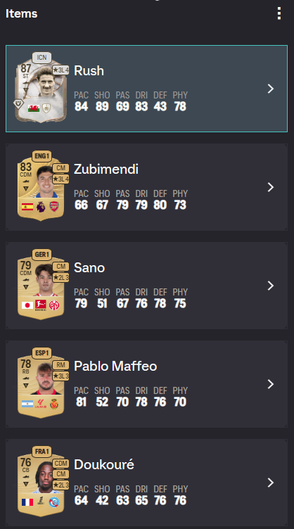 MatSBCBPM's tweet photo. League SBC OP!

Tradable Ian Rush. Easy money to keep the grind going https://t.co/FRY8h3nIEW