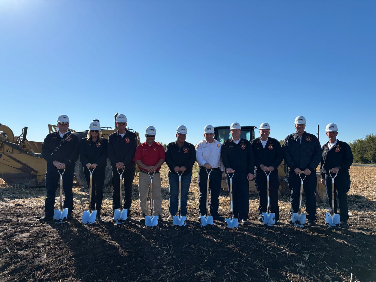 LockportFire's tweet image. Thank you to everyone who came out for our groundbreaking ceremony for our new Training &amp;amp; Maintenance Facility.  Construction is set to begin immediately, with an anticipated completion date of October 2026.