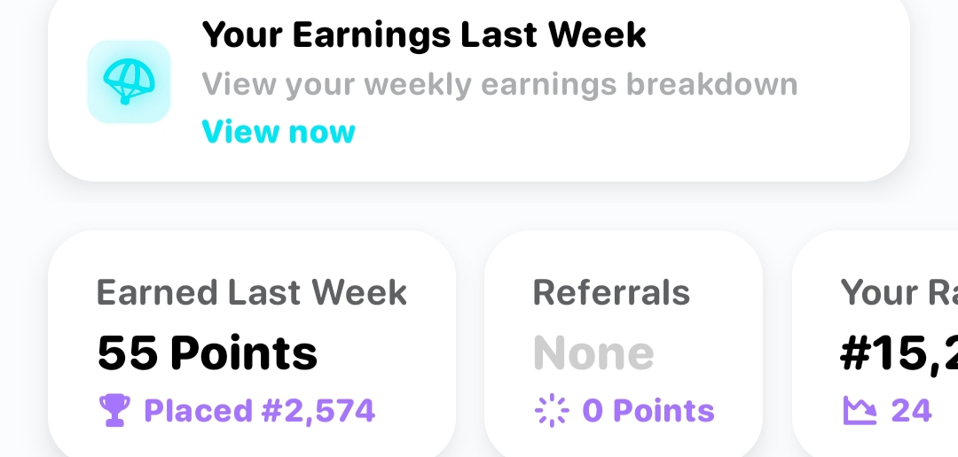 alright, i think i finally figured out how you actually earn points on the rainbow wallet 🌈💰

it’s been 3 weeks of testing  and here’s how it went 👇

week 1️⃣
i did around $6k bridge volume and $700 swap volume, spending about $30 in fees (20 txs)
➡️ got 3,197 points
felt great