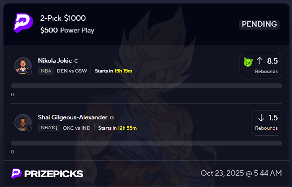 TaizeLocks's tweet photo. THE ONLY NBA NUKE SLIP YOU NEED 💎🔒 

$50 TO SOMEBODY WHO LIKES WHEN THIS CASHES   

#PrizePicks #GamblingX #NBA https://t.co/K3yZD42gip