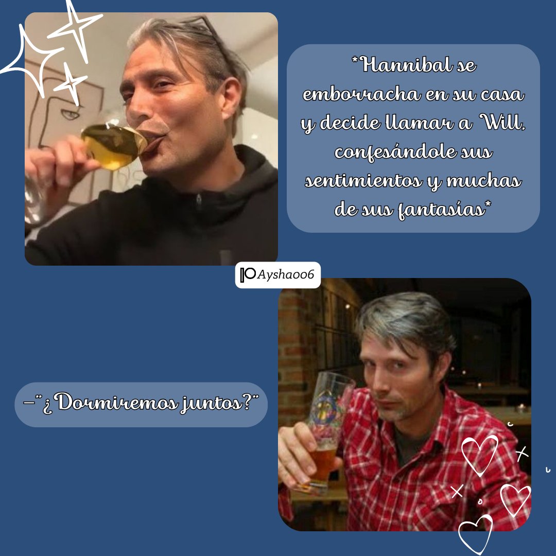 Aysha_Write's tweet photo. "Fantasías a Merlot" - Aysha006 #Patreon 

Enlace: 
https://t.co/XvJlAr01ba

#Hannibal #Hannigram #Oneshot #fanfic #español https://t.co/pjzlCBgppU