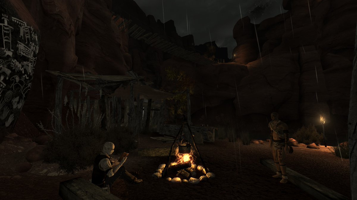 stoneoutpost's tweet image. these screenshots i took of joshua graham last year #awesomesauce