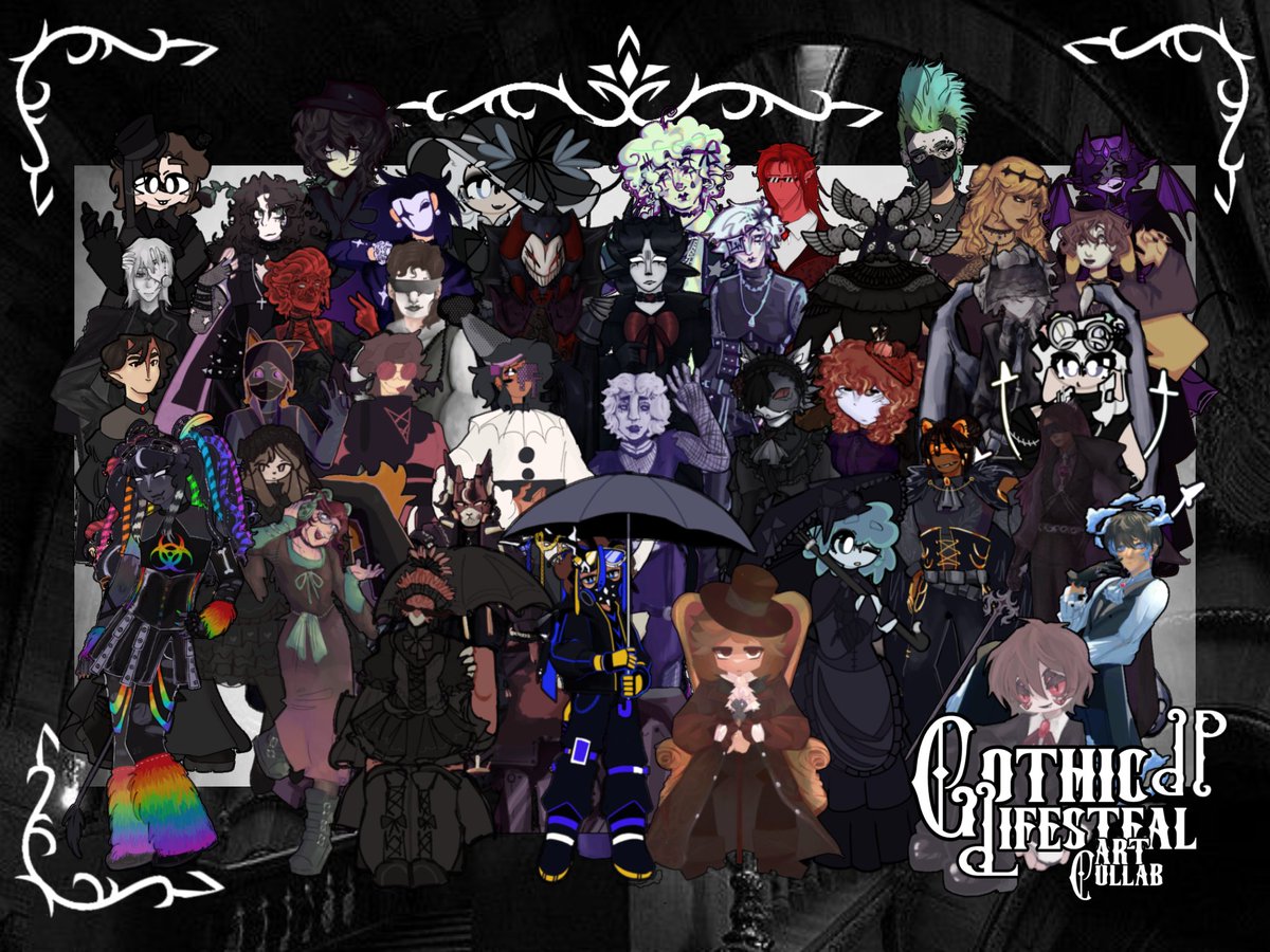 VyeeDoesThings's tweet image. ➨ LIFESTEAL: GOTHIC EDITION 🖤

Me and 32 other artists from the community came together to draw the Lifesteal SMP in Gothic attire!!
Every artist can be found and tagged in the thread below, please go support all of them and their art!

[ #LifestealFanart #Lifesteal ]