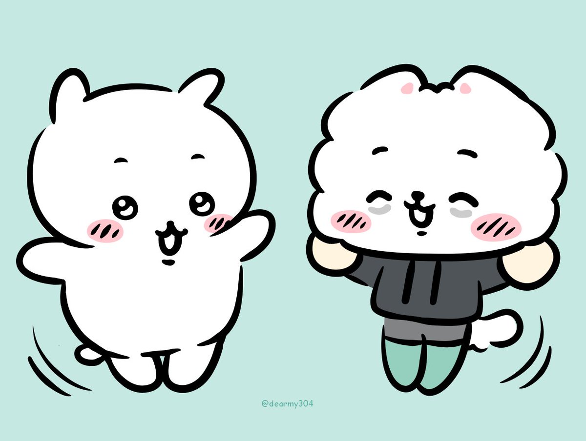 two cuties coming together to maximize their joint aegyo