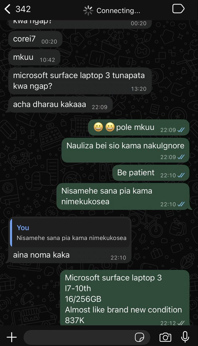 Wateja mtusamehe😂