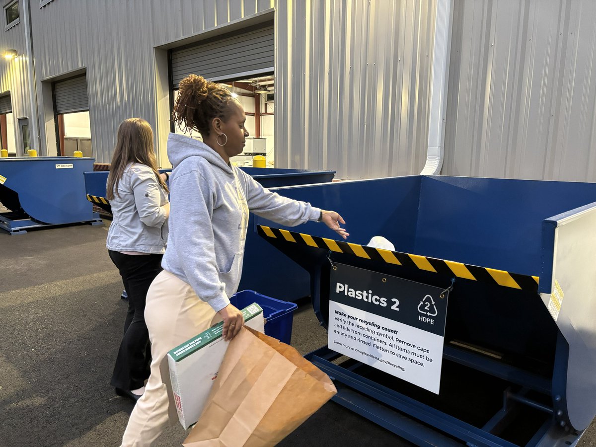 Sneak peek alert! 👀 The Dose of Douglasville Citizens Academy toured our new Recycling Center &amp; learned all about Public Services. ♻️ The Center opens to the public beginning on Sat., Nov. 1. The center is open Tues–Sat, 8:30 AM–5 PM. 💚

#KeepDouglasvilleBeautiful #RecycleRight