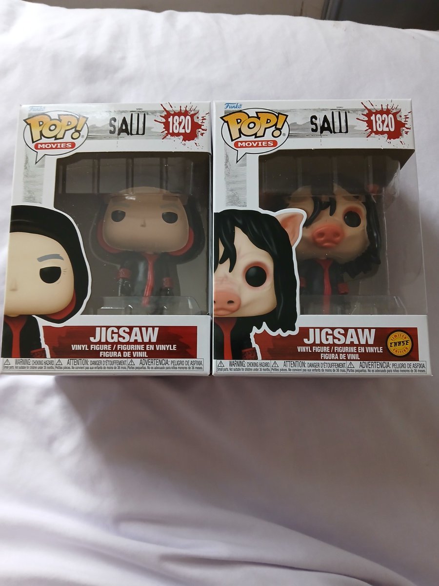 Funkopopenthus3's tweet image. Jigsaw Killer Funko Bundle With Chase
Ends Fri 24th Oct @ 1:08pm
ebay.co.uk/itm/3891069853…
#ad #funko #funkopop