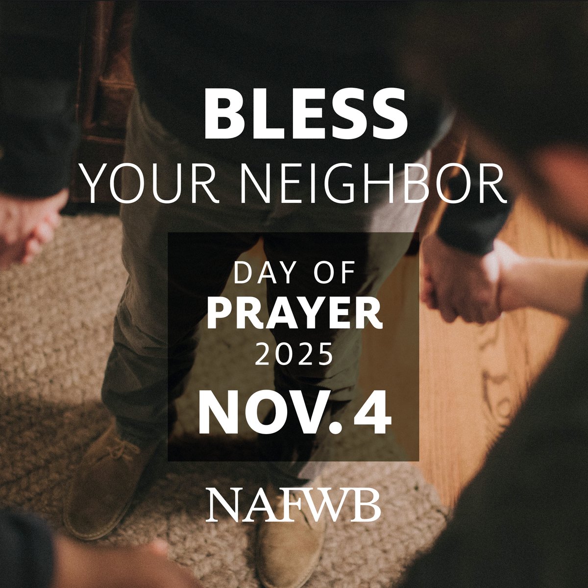 The NAFWB Day of Prayer is Tuesday, November 4. One of the best ways our churches can reach communities is to pray for our neighbors, so we encourage Free Will Baptists to do just that.

One way to pray for your neighbors is with The BLESS App: nafwb.org/bless.