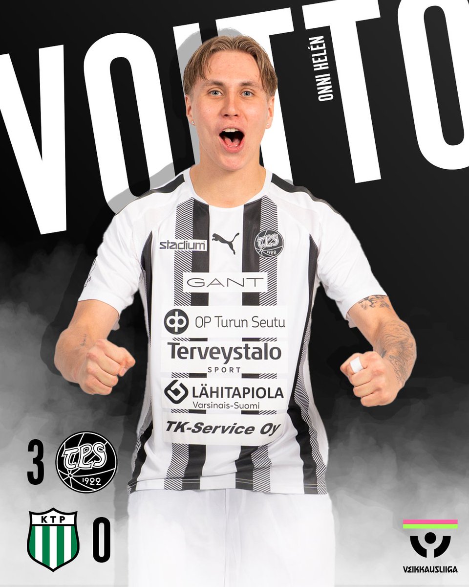 ISO VOITTO! TPS ottaa huikean 3–0-kotivoiton KTP:stä Veikkausliiga-karsintojen avausottelussa 🔥

Veikkausliiga-paikka ratkaistaan kahden ottelun yhteistuloksella, ja TPS petaa näin itselleen loistavat lähtöasetelmat toiseen osaotteluun. Sunnuntaina jatketaan Kotkassa!

#FCTPS