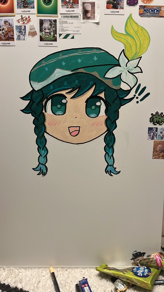 Red || C6 VENTI MAIN (@commonroachred) on Twitter photo Oomf (<a href="/Linnie_X3/">Linnie🍓#1 Armin lover!!!!</a>) drew venti on the side of my wardrobe and a Diluc is in the works 🥹🥹🥹🥹 this is so peak Oomf (<a href="/Linnie_X3/">Linnie🍓#1 Armin lover!!!!</a>) drew venti on the side of my wardrobe and a Diluc is in the works 🥹🥹🥹🥹 this is so peak