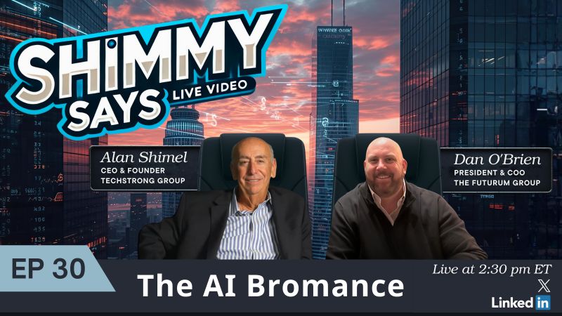 devopsdotcom's tweet image. Call it the #AI bromance: buyers become investors, suppliers become customers, and capital keeps circling. Is it real business or just the AI bros passing the same money and GPUs around?
Tune in today at 2:30 PM ET for #ShimmySays with @TechstrongGroup CEO @ashimmy and…