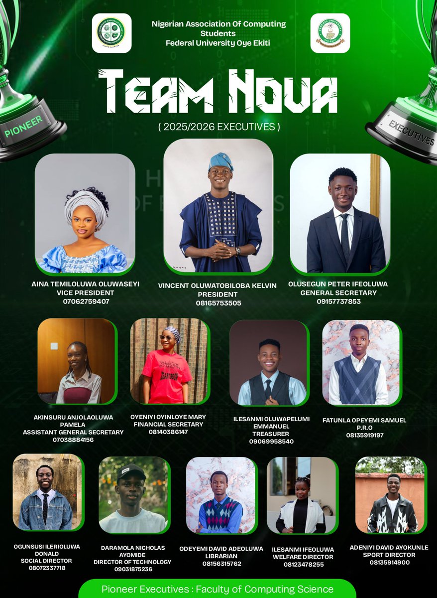 NACOS_FUOYE's tweet image. Dear NACOSITES,

Introducing TEAM NOVA.💻✨