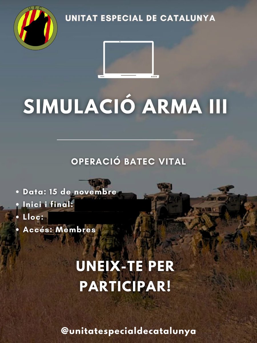U_E_Cat's tweet photo. 💻 Toca donar-ho tot en aquesta simulació virtual. L'Arma III ens serveix de simulador de pràctiques per després desenvolupar missions i simulacions físiques. https://t.co/2mPIve5099