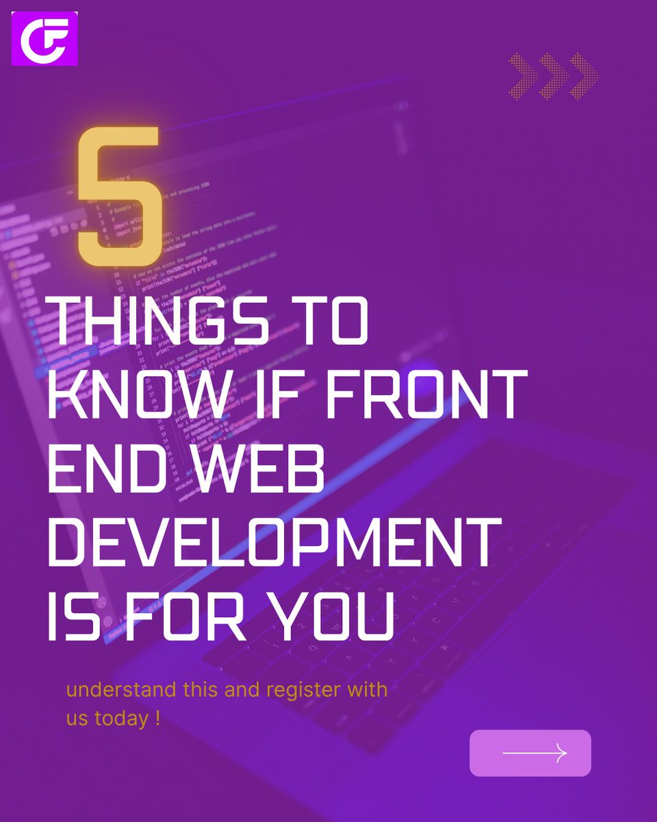 codecraft_forge's tweet image. Love visuals? Enjoy solving design challenges? Curious how websites work?
Then Frontend Web Development might be perfect for you!
Registration is ongoing : codecraftforge.com
WhatsApp: 08131325875
#CodeCraftForge #FrontendDevelopment #LearnToCode #WebDev #TechCareers
