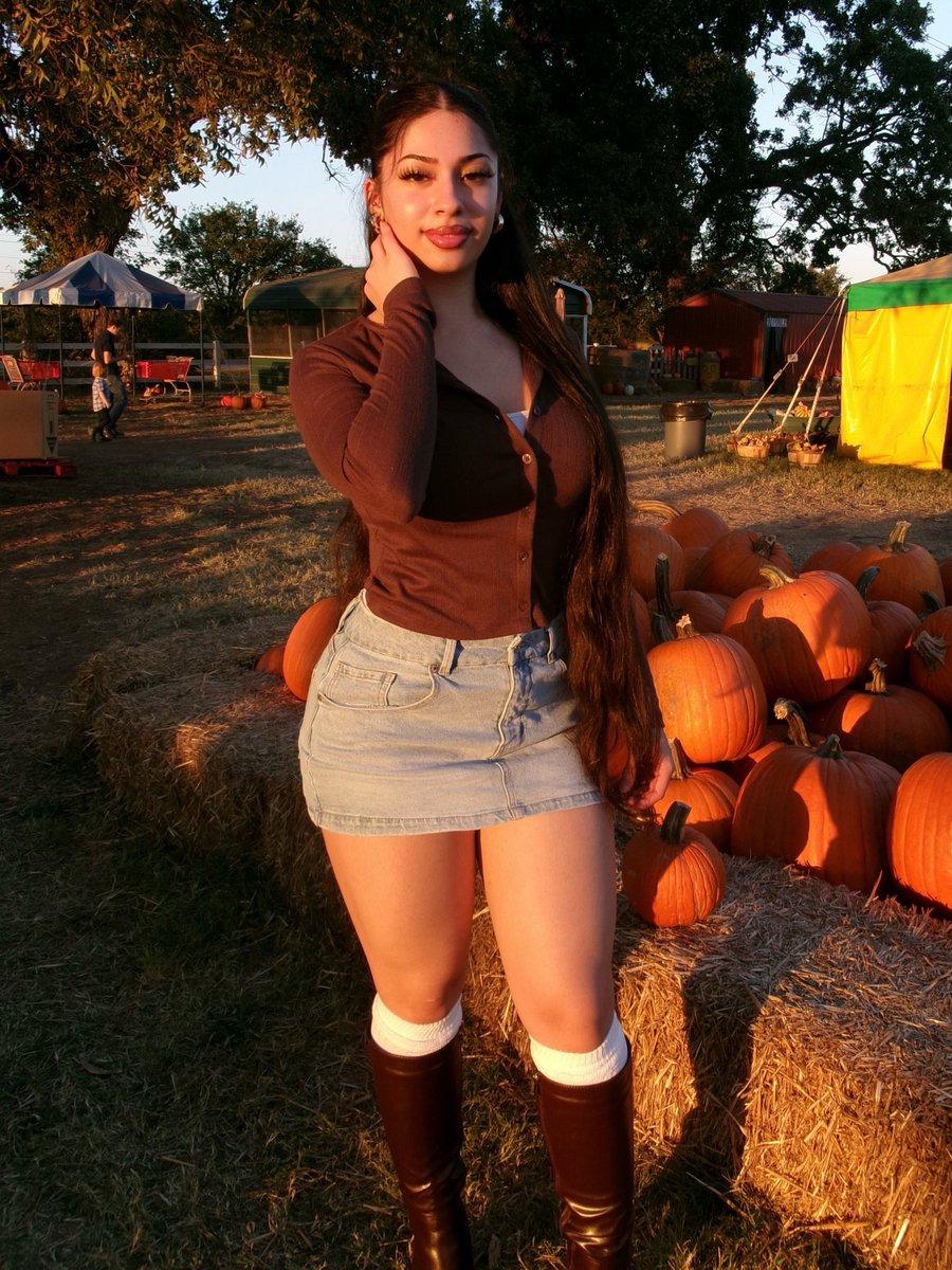 mariahjcarmona's tweet image. hey pumpkin 🧡