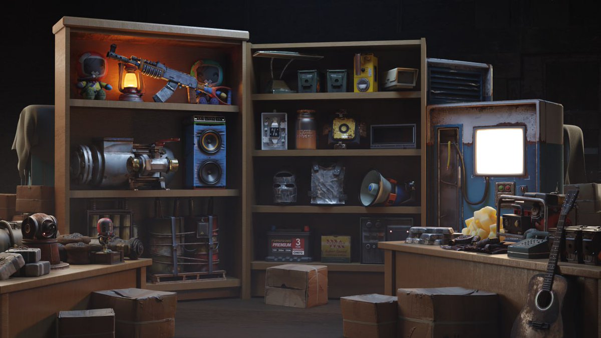 dsgn_crew's tweet image. A GIFT FOR THE GAMESTORE
#rust #game #art #photoshop #blender #facepunch