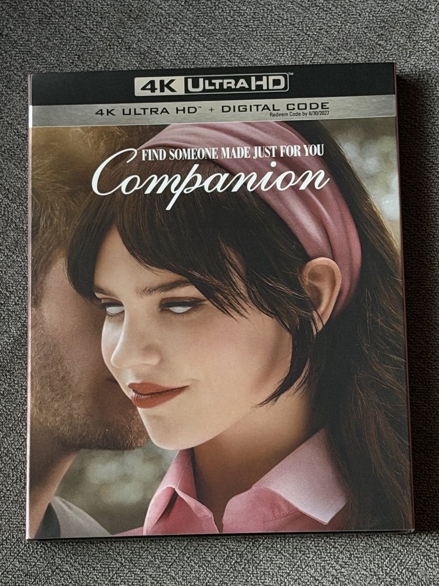 Tonight’s 4k movie 🍿 companion 👍 #4KUltraHD #PhysicalMedia