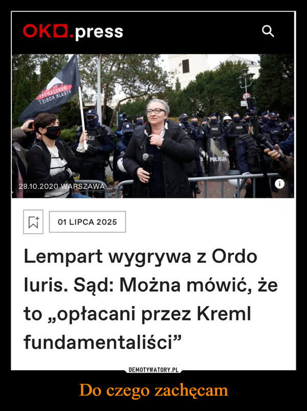 Opłacani przez Kreml fundamentaliści. Potwierdzone przez sąd...
