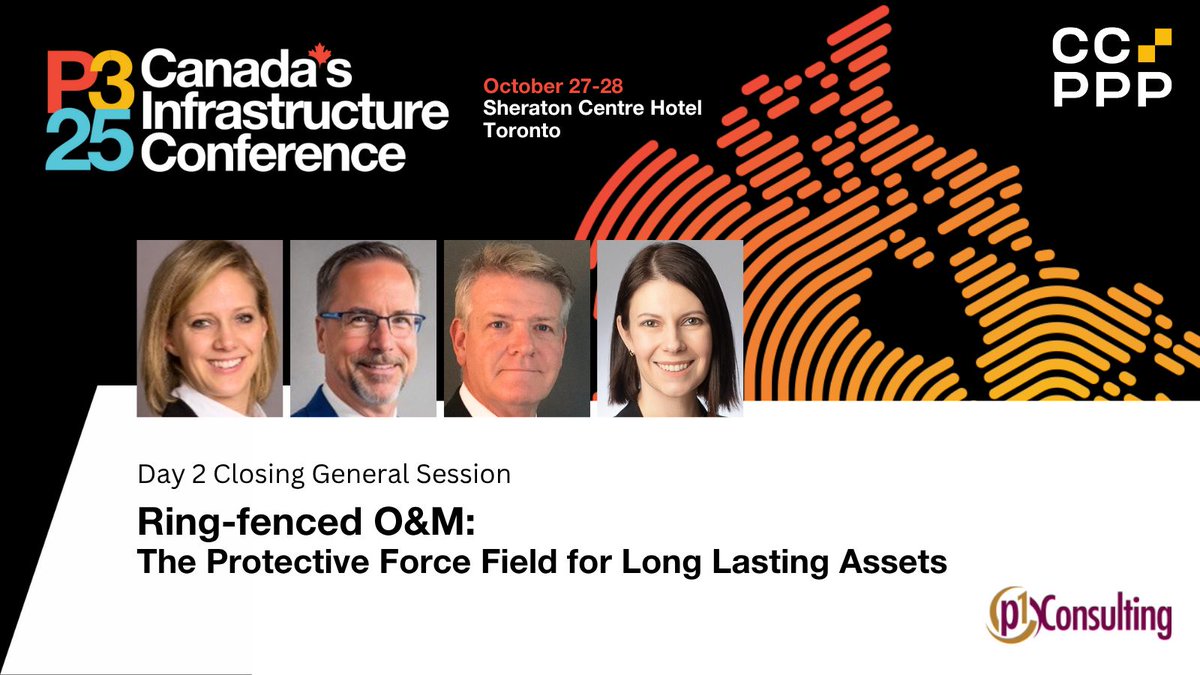 In this session, experts explore how strong operations and maintenance planning keeps Canada’s infrastructure delivering value long after the ribbon cutting and ensures every investment works harder for Canadians. Register: lnkd.in/eyzZrrfA