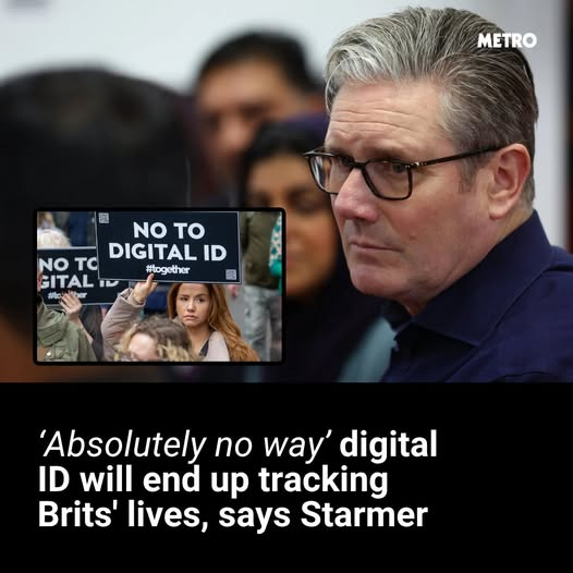 <a href="/Keir_Starmer/">Keir Starmer</a> You ABSOLUTE LIAR! 

ID - a tool of Fascism in the 30's and no different in your form of Fascism - corporate authoritarianism that is Globalism of Davos and UN. 
The theft of our democracy is already taking place. 
You've stopped elections, censored us, refused disclosure on