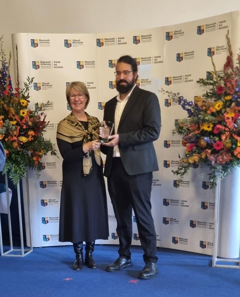 EarlyIrishMU's tweet image. Huge success for @EarlyIrishMU @CeilteachOMN: our PhD students won 4 Graduate Research Academy 2025 Awards of @MaynoothUni @MU_Research.
Tiago de Oliveira Veloso Silva received the Postgraduate Research Community Impact Award for his work for the Medieval Irish History...
/1