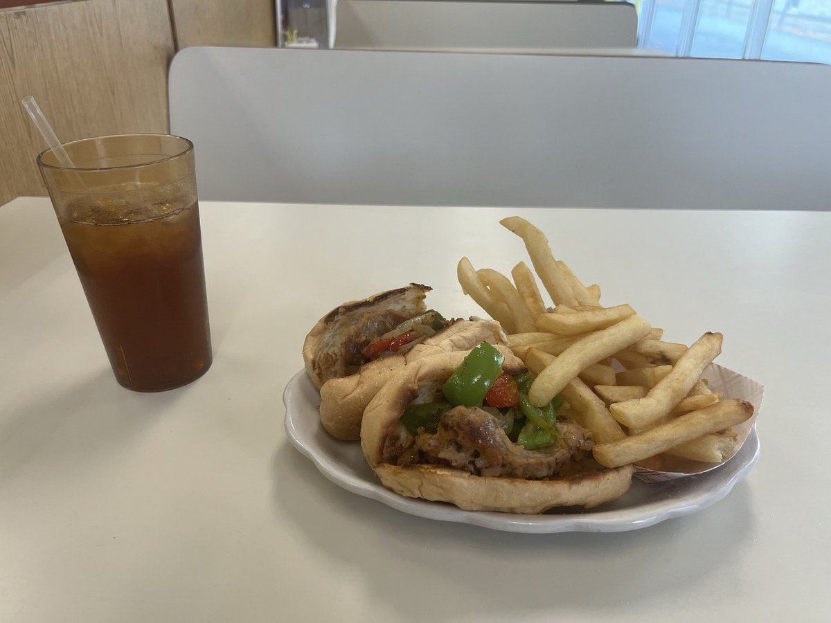 Day 1 of Walton’s Walking Lunch Review:

Today I got a Sausage, Fried Peppers, and Fried Onion sandwich with Fries and a Sweet Tea.

I’ll reply with the ranking after I’ve finished it.