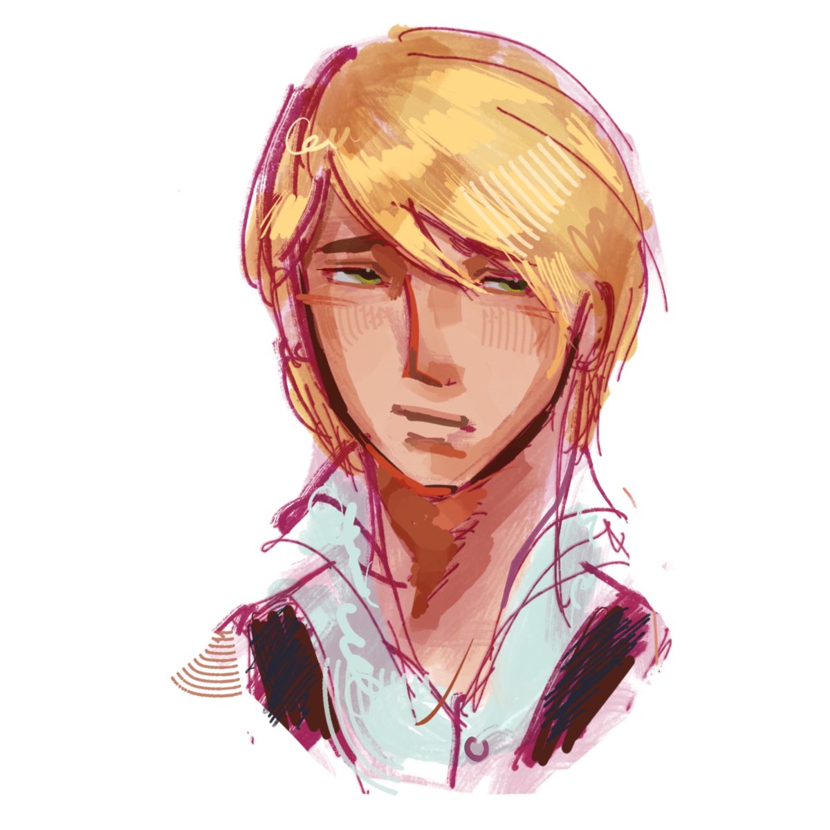 leoqrz's tweet image. Trying to figure out how to draw him🙏

#Miraculous #MiraculousLadybug #FelixFathom